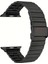 Apple Watch Uyumlu 44/45/46/49 mm Paslanmaz Çelik Balık Sırtı Kordon Siyah 1