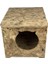 Kedi Evi Dış Ortam Uygun Ahşap Kedi Evi Osb 45X35X34 cm 2