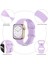 Apple Watch Kordon Band ile Uyumlu Silikon Örgülü Bantlar 38MM 40MM 41MM 42MM 44MM 45MM 49MM 3