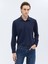 Lacivert Düz Regular Fit Casual Gömlek 1