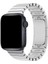 Apple Watch Uyumlu 44/45/46/49 mm Bilezik Loop Çelik Kordon Baklalı 2025 Silver 4