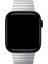 Apple Watch Uyumlu 44/45/46/49 mm Bilezik Loop Çelik Kordon Baklalı 2025 Silver 5