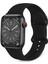 Apple Watch Kordon Band ile Uyumlu Silikon Örgülü Bantlar 38MM 40MM 41MM 42MM 44MM 45MM 49MM 2