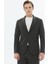 Haki Çizgili Modern Fit Takım Elbise 1