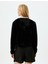 Cepli Kapüşonlu Fermuarlı Kadife Sweatshirt 4