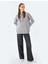 Arkası Baskılı Kapüşonlu Rahat Kalıp Sweatshirt 2