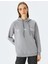 Arkası Baskılı Kapüşonlu Rahat Kalıp Sweatshirt 3