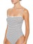 Çizgili Pointelle Bodysuit 3
