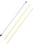 2 Golf Hizalama Çubukları Şeffaf Tüp Kılıfı ile Salıncak Uygulaması Koyarak 80 cm Sarı (Yurt Dışından) 2