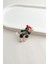 Mineli Taşlı Sevimli Palyaço Broş (4 Cm) 1