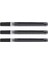 3x Golf Ball Liner Markerlar Kalem Profesyonel Marker Kalemi Uygulama Golfçü Siyah (Yurt Dışından) 5