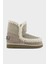 Deri Simli Logo Detaylı Dikişli Eskimo Bot Bayan Bot MU.FW101050A Elgry 1