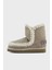 Deri Simli Logo Detaylı Dikişli Eskimo Bot Bayan Bot MU.FW101050A Elgry 3