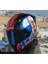 Rapıd 2 Race Zombıe Fullface Motosiklet Kaskı Mavi Camlı 4