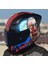 Rapıd 2 Race Zombıe Fullface Motosiklet Kaskı Mavi Camlı 5