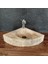 Traverten Üçgen Lavabo 2