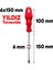 Tornavida Yıldız Tornavida Kırmızı Plastik Sap 6 x 150 mm 3