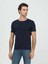 Lacivert Pamuk Karışımlı T-Shirt 1