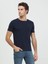 Lacivert Pamuk Karışımlı T-Shirt 2