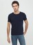 Lacivert Pamuk Karışımlı T-Shirt 3