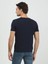 Lacivert Pamuk Karışımlı T-Shirt 4