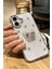 iPhone 16 Uyumlu Kristal Taşlı Kelebek Figürlü Şeffaf Kılıf 4