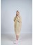 Açık kahverengi, unisex, oversize, giyilebilir kapşonlu battaniye, konfor ve şıklık sunar 4