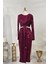 Bordo Elbise 3653 1
