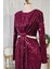 Bordo Elbise 3653 2