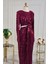 Bordo Elbise 3653 3