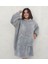 Gri Welsoft peluş polar giyilebilir battaniye ve pijama, sıcak ve konforlu kullanım sağlar 2