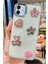 Iphone 11 Uyumlu 3D Taş Kurdele Kelebek Kalp Işleme Motifli Sert Kapak 1