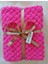 Alize Puffy Bebek Battaniyesi Canlı Pembe Hasır Desen 3