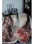 Yılbaşı Temalı Büyük Eyfel Kulesi Baskılı Battaniye 150x180, Solmaya Dayanıklı Polyester 2
