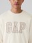 Erkek Kırık Beyaz Gap Logo Relaxed Intarsia Kazak 3