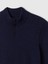 Erkek Lacivert Henley Düğmeli Balıkçı Yaka Kazak 3