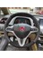 Honda Civic Fd6 Araca Özel Direksiyon Kılıfı (Tüylü Alcantra Nokta Kırmızı) 1