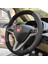 Honda Civic Fd6 Araca Özel Direksiyon Kılıfı (Tüylü Alcantra Nokta Kırmızı) 3