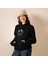Sweatshirt Kelebek Desenli Pamuklu Kız Çocuk Bluzu 2