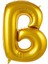 B Harf Folyo Balon Altın 100CM 1