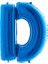 D Harf Folyo Balon Mavi 100CM 1