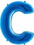 C Harf Folyo Balon Mavi 100CM 1