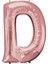 D Harf Folyo Balon Rose Gold 100CM 1