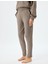 Cepli Slim Fit Fitilli Örme Pijama Altı 3