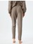 Cepli Slim Fit Fitilli Örme Pijama Altı 4