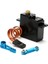 2x Üç Telli Metal Dişli Servo Servo Kolu ile Servo Çubuk Için 144001 124019 124018 A959-B A959 Rc Araba Yükseltme Parçaları (Yurt Dışından) 5