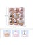 9 Pcs Noel Top Süsler Noel Ağacı Süsleri Ev Yeni Yıl Partisi Dekoru Için Asılı Toplar - 2.36 Inç, Şampanya (Yurt Dışından) 2