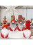 Cüce Goblin Noel Ev Dekor Nordic Gnome Arazi Tanrı Peluş Bebek Yüzü Olmayan Gnome Noel Süsleri Santa Gnome Rudolph A (Yurt Dışından) 3