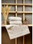 2’li Kadife Gold Jakarlı 50x90 cm El Yüz Havlusu 1