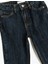 Kot Pantolon Düz Paça Normal Bel - Straight Jean Beli Ayarlanabilir Lastikli 3